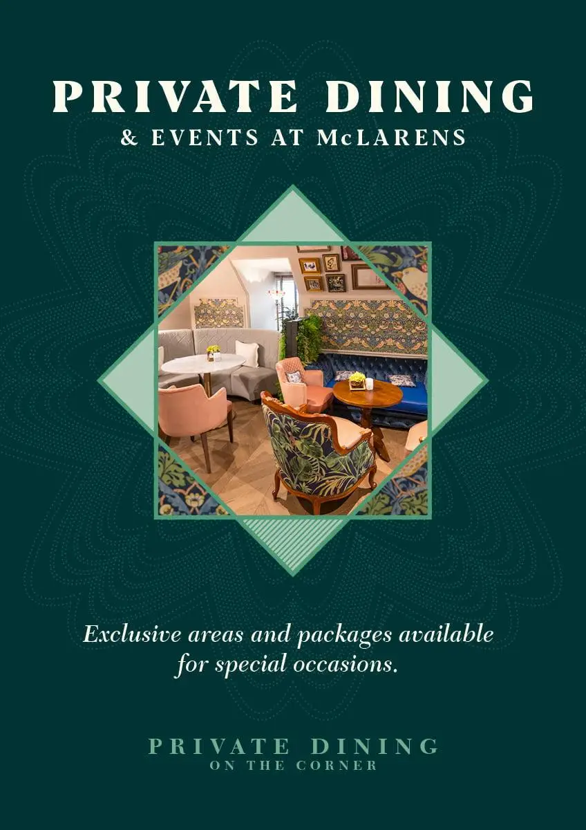 McLarens on the Corner The Loft Private Dining and Events Book Here