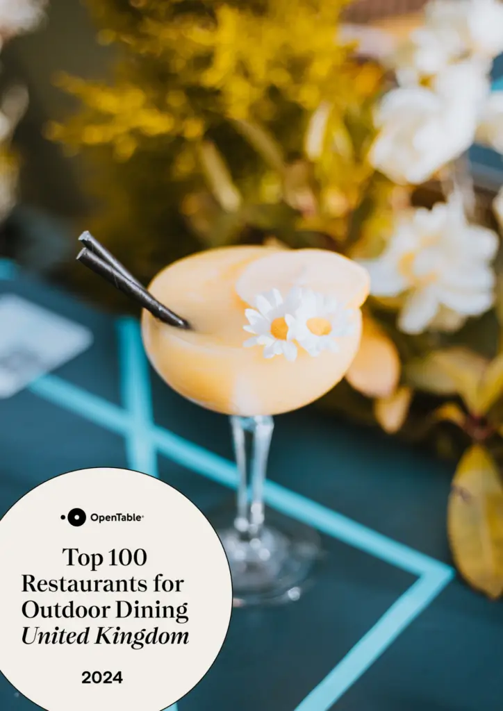 image of cocktail on terrace